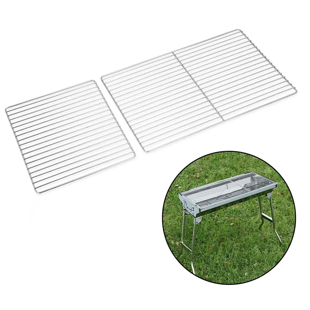 Stainless Steel BBQ Grill Rack Mesh, 30 x 25cm or 30 x 45cm