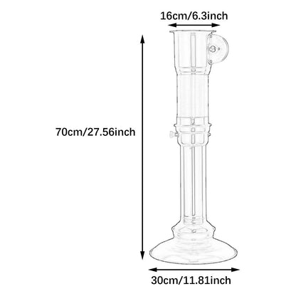 BBQ Smoke Exhaust Pipe with Fan and Air Control Valve, 70cm, Kesoto