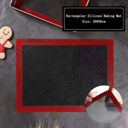 Silicone Baking Mat 30 x 40cm, Food-Grade Silicone and Glass Fibre