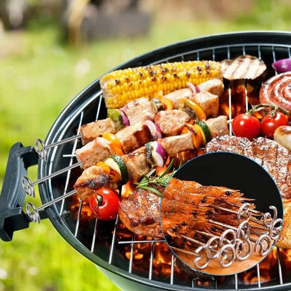 Vertical Air Fryer Skewer Rack, Stainless Steel, 6QT or 8QT