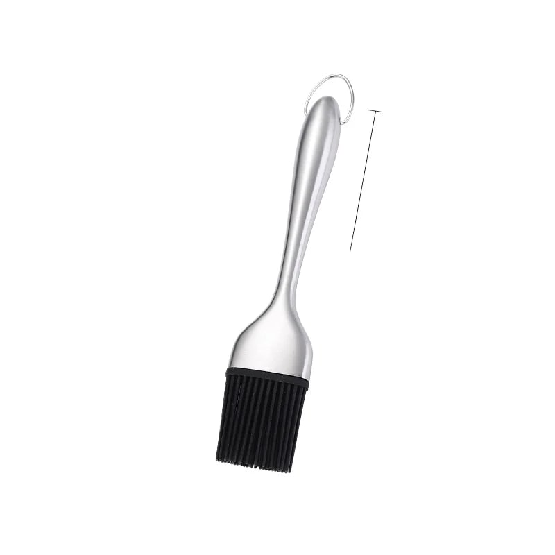 Silicone BBQ Basting Brush, Long or Short Style, 2-Set - short style