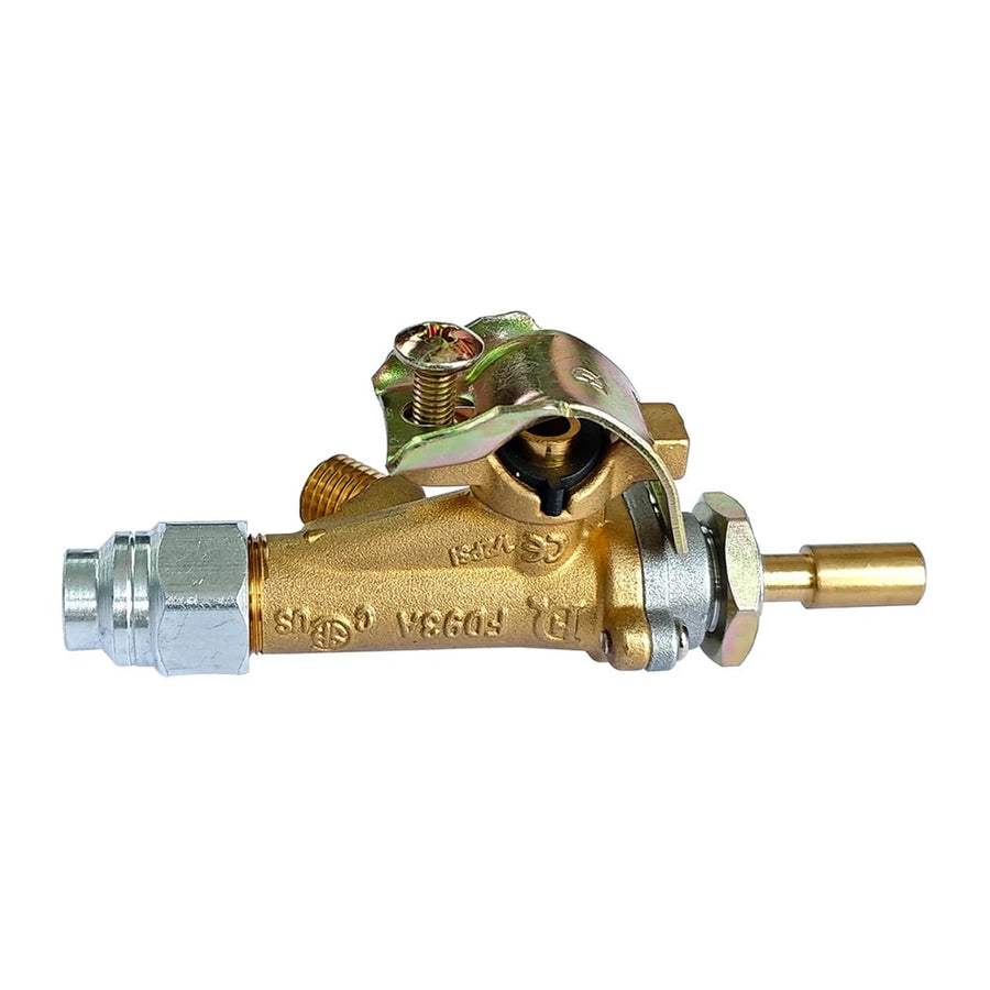 Brass Low-Pressure Gas Safety Valve for BBQ Grills, Solenoid Pilot, AI-FM010B