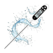 Digital Kitchen Thermometer with 304 Stainless Steel Probe, LCD Display
