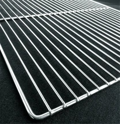 Metal BBQ Grill Rack Mesh Grate, 17 Sizes for Cooking, Baking and Barbecue