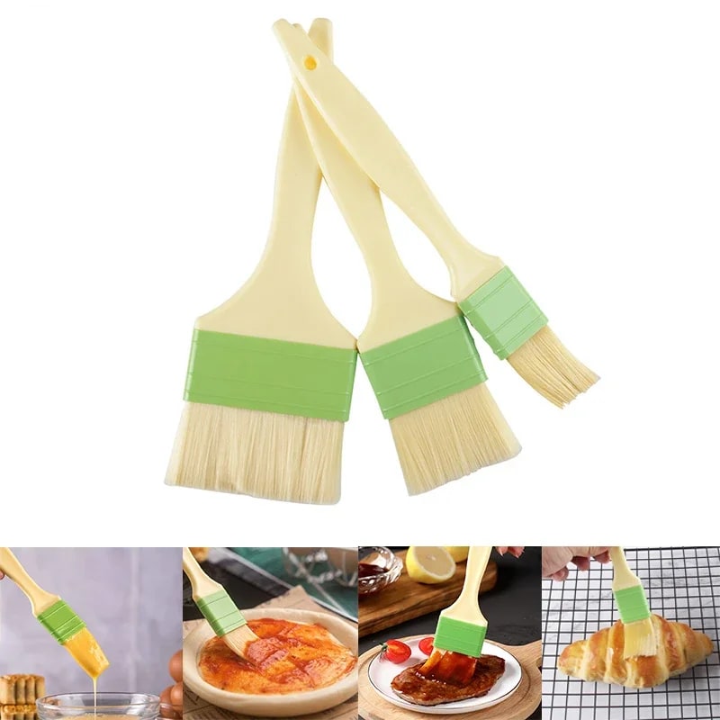 Plastic Basting Brush for BBQ, Baking and Pastry, 3 Sizes
