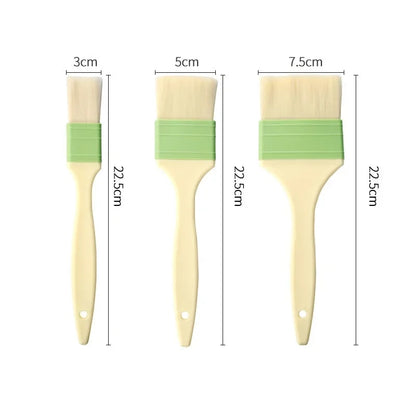 Plastic Basting Brush for BBQ, Baking and Pastry, 3 Sizes