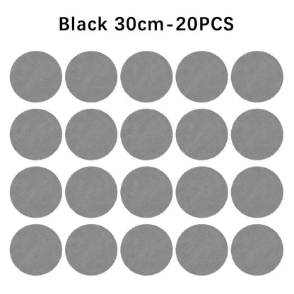 PTFE Fibreglass BBQ Grill Mat, Non-Stick Mesh Liner, 30 x 40cm, 36 x 42cm or 40cm Round - Round C-20PCS