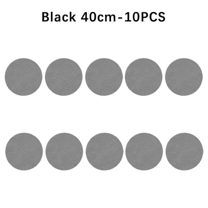 PTFE Fibreglass BBQ Grill Mat, Non-Stick Mesh Liner, 30 x 40cm, 36 x 42cm or 40cm Round - Round A-10PCS