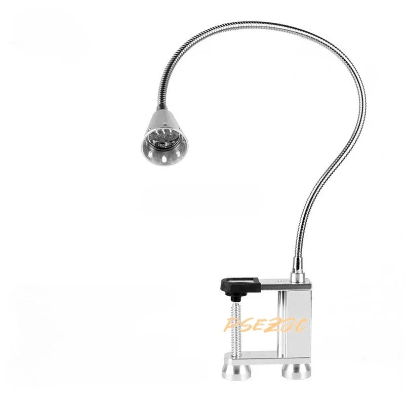 Adjustable Flexible BBQ Grill Light, 12 LED Aluminium Alloy Lamp with Clamp Mount