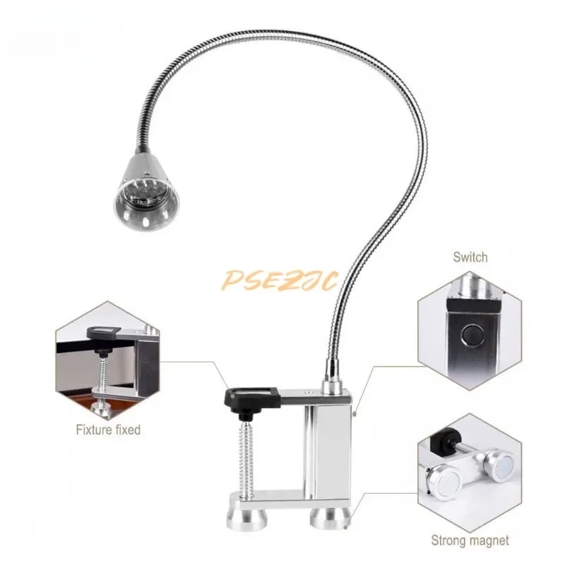 bbqdeals Adjustable Flexible BBQ Grill Light, 12 LED Aluminium Alloy Lamp