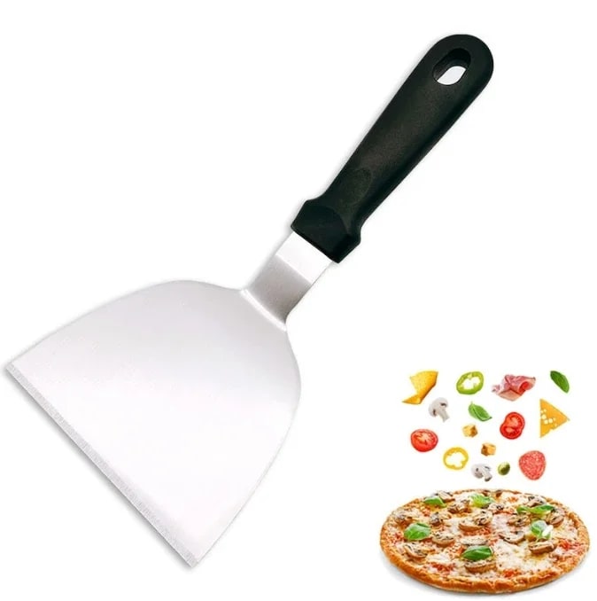 Stainless Steel BBQ Griddle Spatula Hamburger Scraper, Multiple Pack Sizes