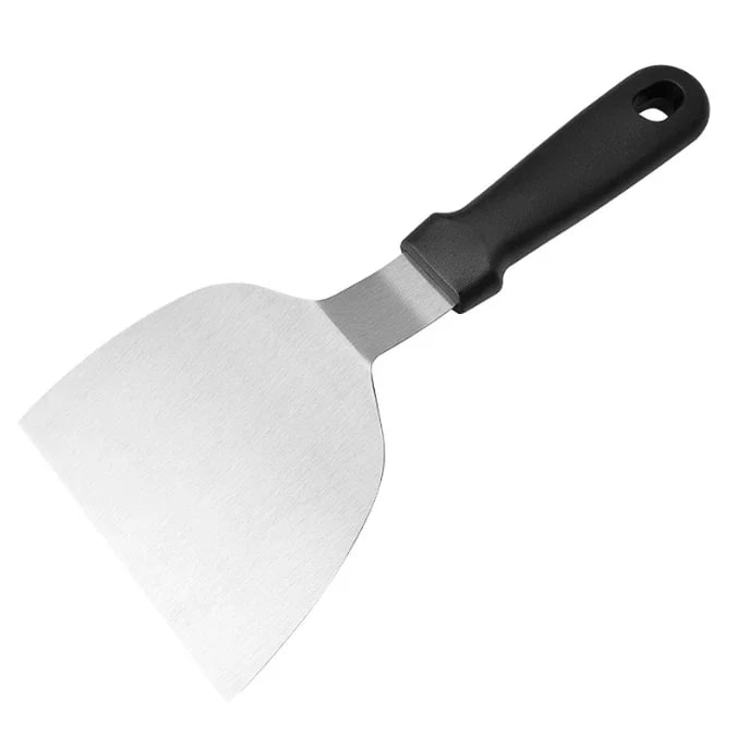 Stainless Steel BBQ Griddle Spatula Hamburger Scraper, Multiple Pack Sizes