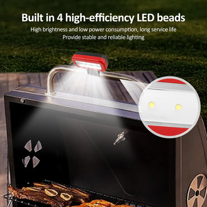 Adjustable Brightness LED Grill Light with Strap, 30%, 50% and 100% Settings
