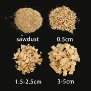 500g Natural Wood Chips, Pellets or Sawdust for Cold Smoke Generators and Smoking Boxes