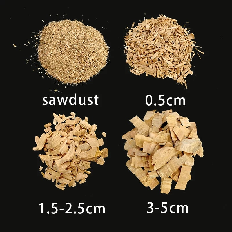 500g Natural Wood Chips, Pellets or Sawdust for Cold Smoke Generators and Smoking Boxes