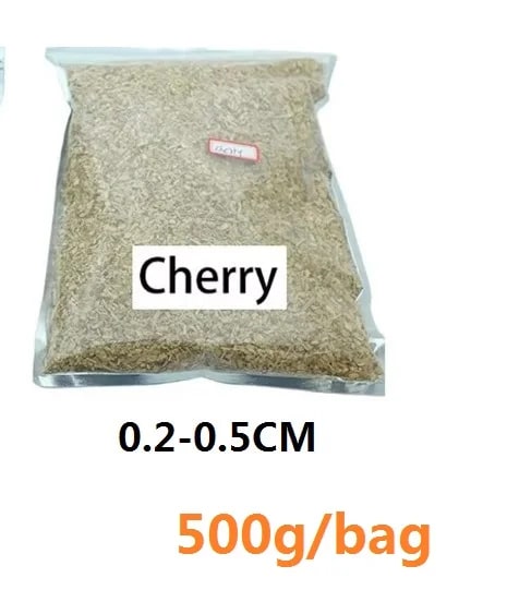 500g Natural Wood Chips, Pellets or Sawdust for Cold Smoke Generators and Smoking Boxes - Cherry chips 0.5cm