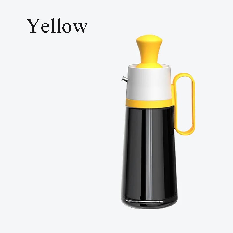 Silicone Oil Brush Dispenser for Barbecue, Baking and Pancakes, 135ml or 150ml - 550ML Yellow