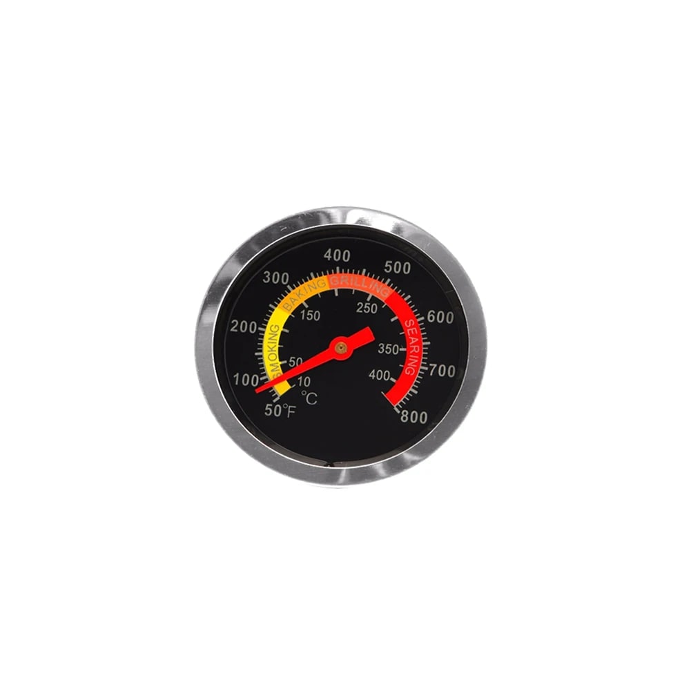 Stainless Steel BBQ Thermometer, 10-400°C Dial with 7.3cm Probe