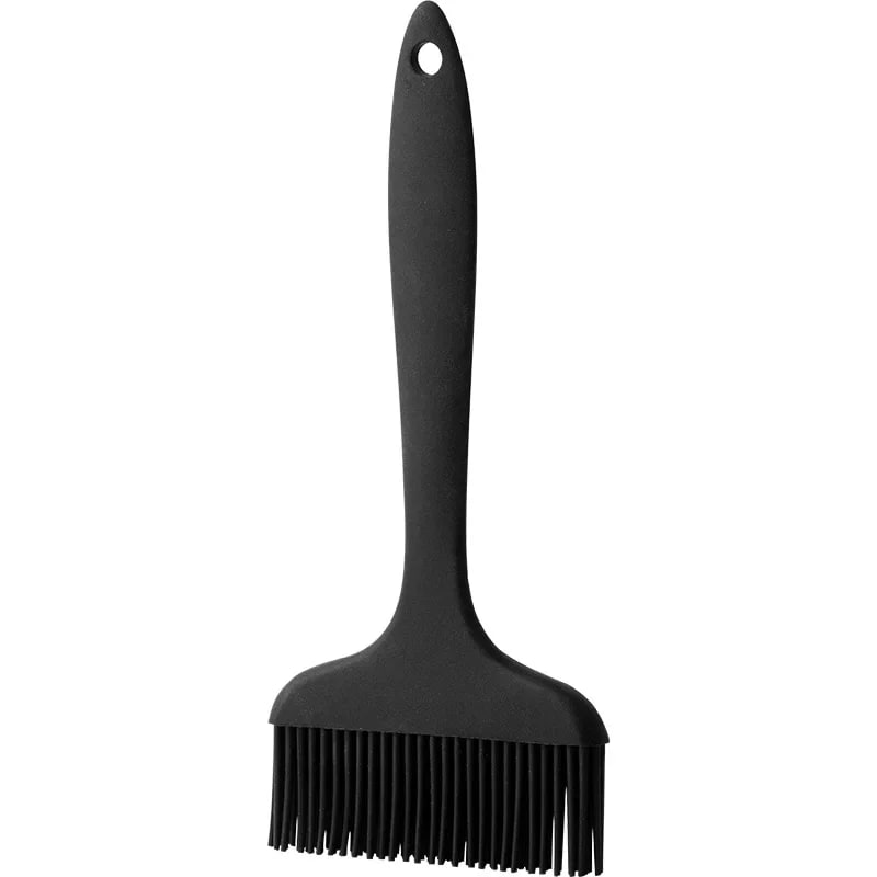 Rubber BBQ Basting Brush, 20.3cm, 9.3cm Head, Multiple Pack Options - 1Pc Black