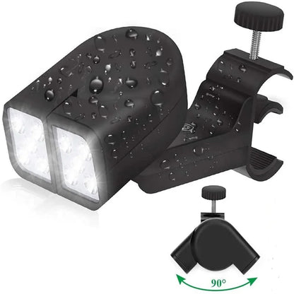 Portable BBQ Grill Light, 10 LED Heat-Resistant Waterproof Lamp, 2 Pack