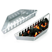 2-Piece Metal Charcoal Baskets for Weber 22-Inch Charcoal Grills