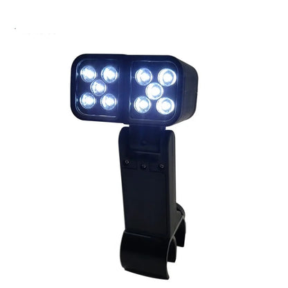 LED Barbecue Grill Light, 9 LEDs, 75 Lumens, 11cm, Black, C091 - bbq light