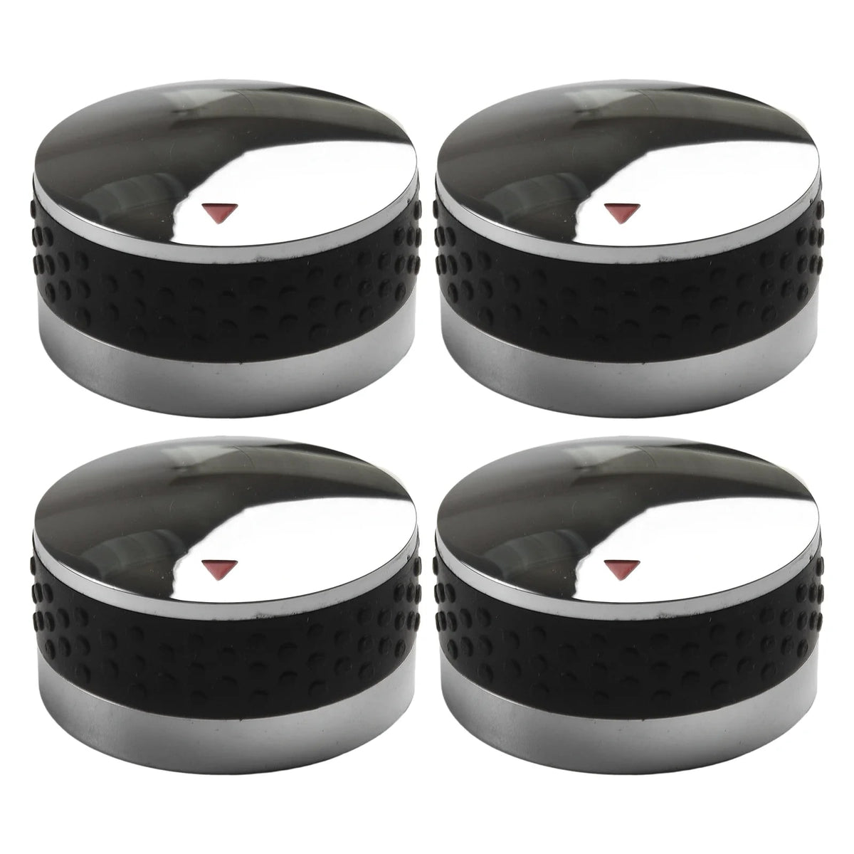 4-Pack Grill Control Knobs, Plastic BBQ Gas Stove Replacement, 50mm or 58mm