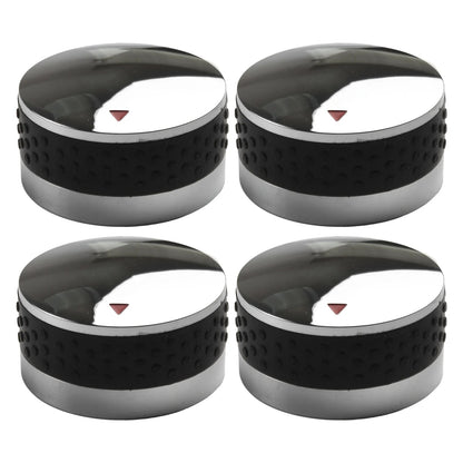 4-Pack Grill Control Knobs, Plastic BBQ Gas Stove Replacement, 50mm or 58mm