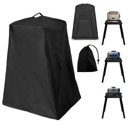 Pizza Oven Cover for Ninja OO101 Woodfire 8-in-1, Waterproof 420D Oxford Cloth, Black