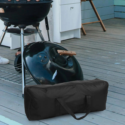 bbqdeals Black Portable BBQ Grill Storage Bag, 82 x 35 x 17cm, Large
