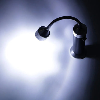 BBQ Grill Light, Black Metal LED Lamp with 360° Adjustable Neck