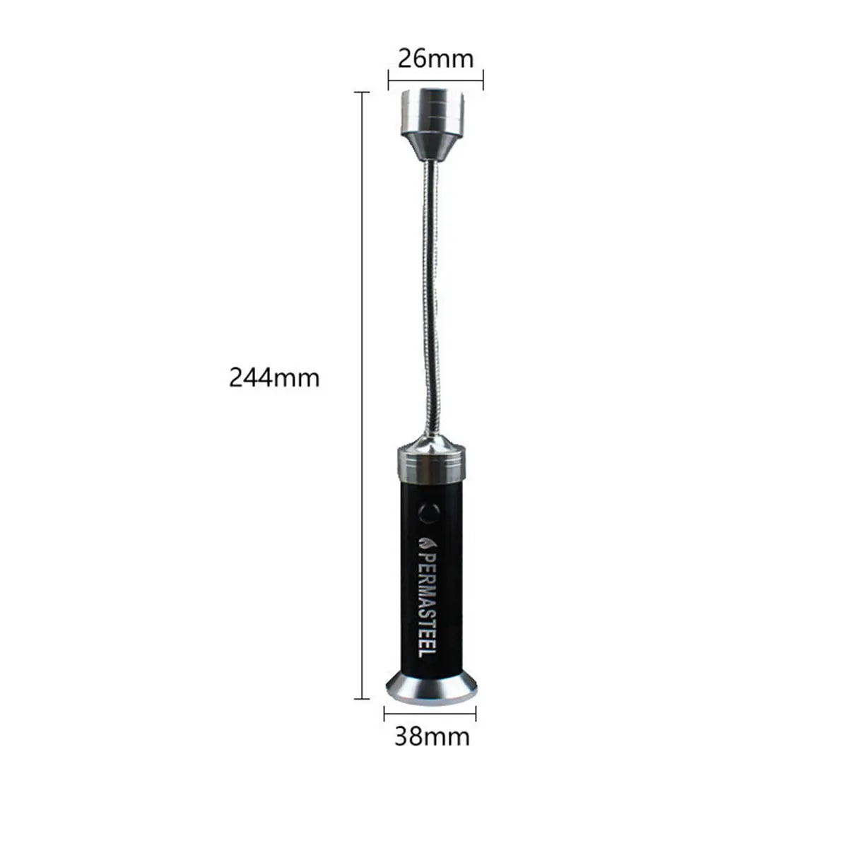 BBQ Grill Light, Black Metal LED Lamp with 360° Adjustable Neck