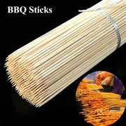 100-Piece Wooden BBQ Skewers, 20cm or 30cm