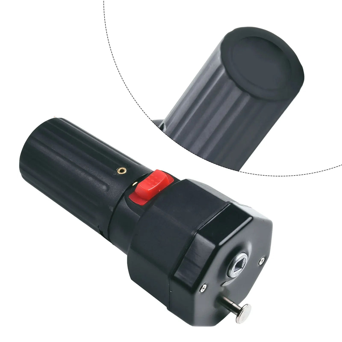 Battery-Operated Rotisserie Motor for BBQ Grills, Black, 3-3.5 RPM