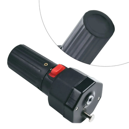 Battery-Operated Rotisserie Motor for BBQ Grills, Black, 3-3.5 RPM