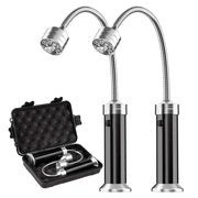 BBQ Grill Light 2-Pack with Magnetic Base, Flexible Neck and 9 LEDs