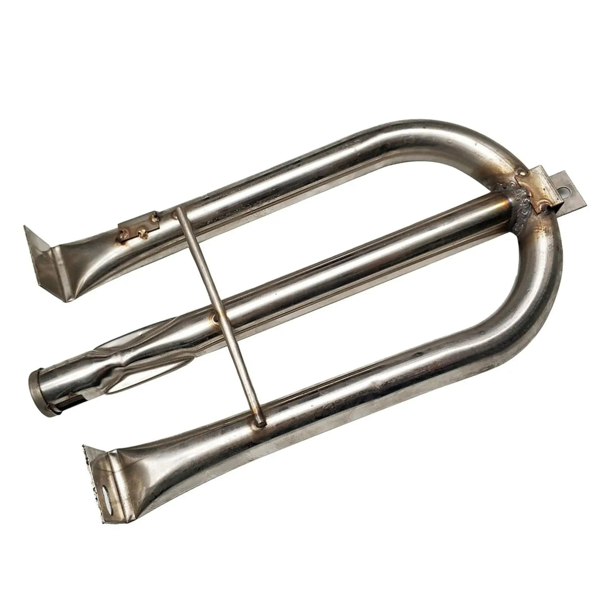 Gas Grill Burner Tube, 304 Stainless Steel U-Shaped Replacement, 330 x 130 mm