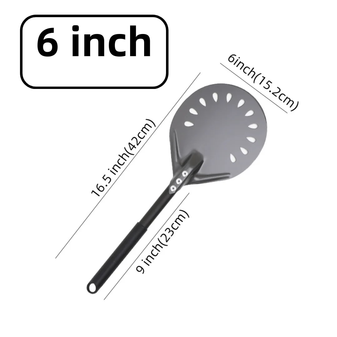 Metal Pizza Peel Paddle for Launching and Turning Pizza, 6 to 14 Inch Options, HEXINGYUAN - 6 inch 42cm