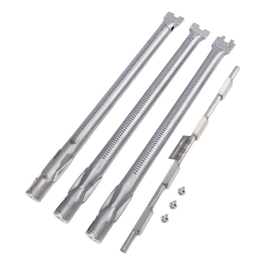 BBQ Grill Burner Replacement Set, 4-Piece 304 Stainless Steel, OEM 69787