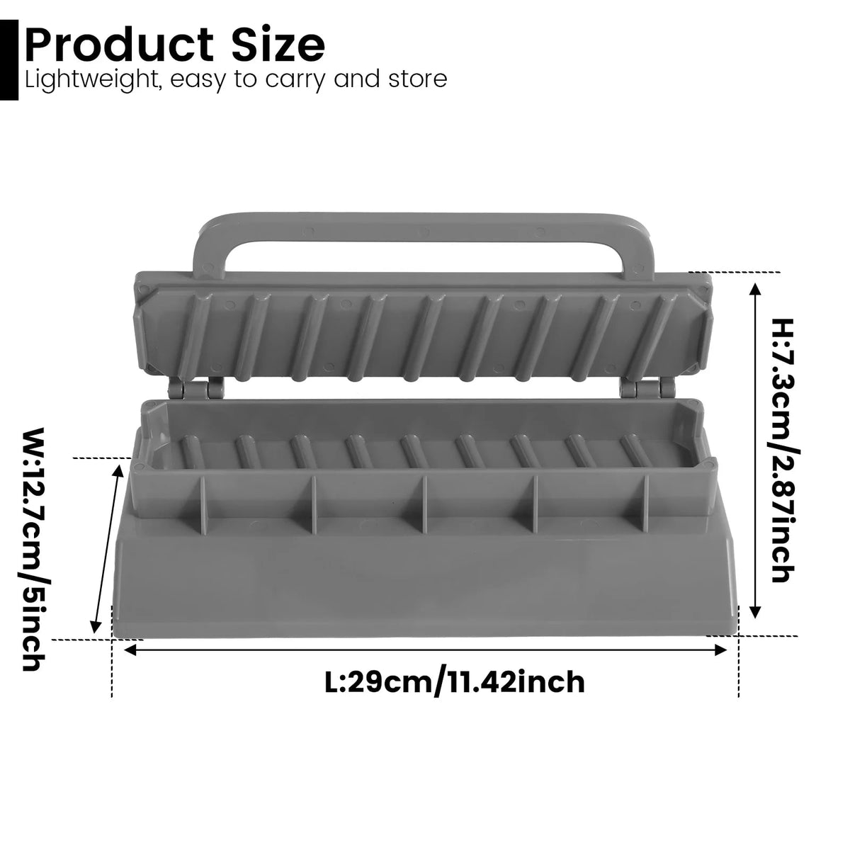 Kebab Maker Press Mould, Reusable Plastic BBQ Skewer Tool, Grey - C