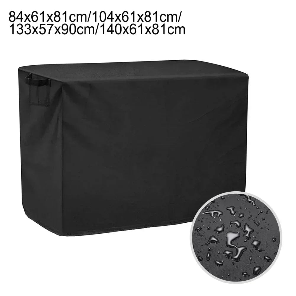 Waterproof Outdoor Prep Cart Cover, 420D Oxford Cloth, Black, 4 Sizes