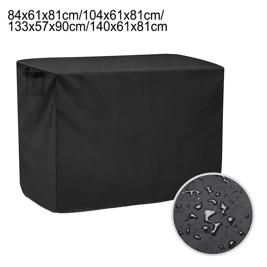 Waterproof Outdoor Prep Cart Cover, 420D Oxford Cloth, Black, 4 Sizes