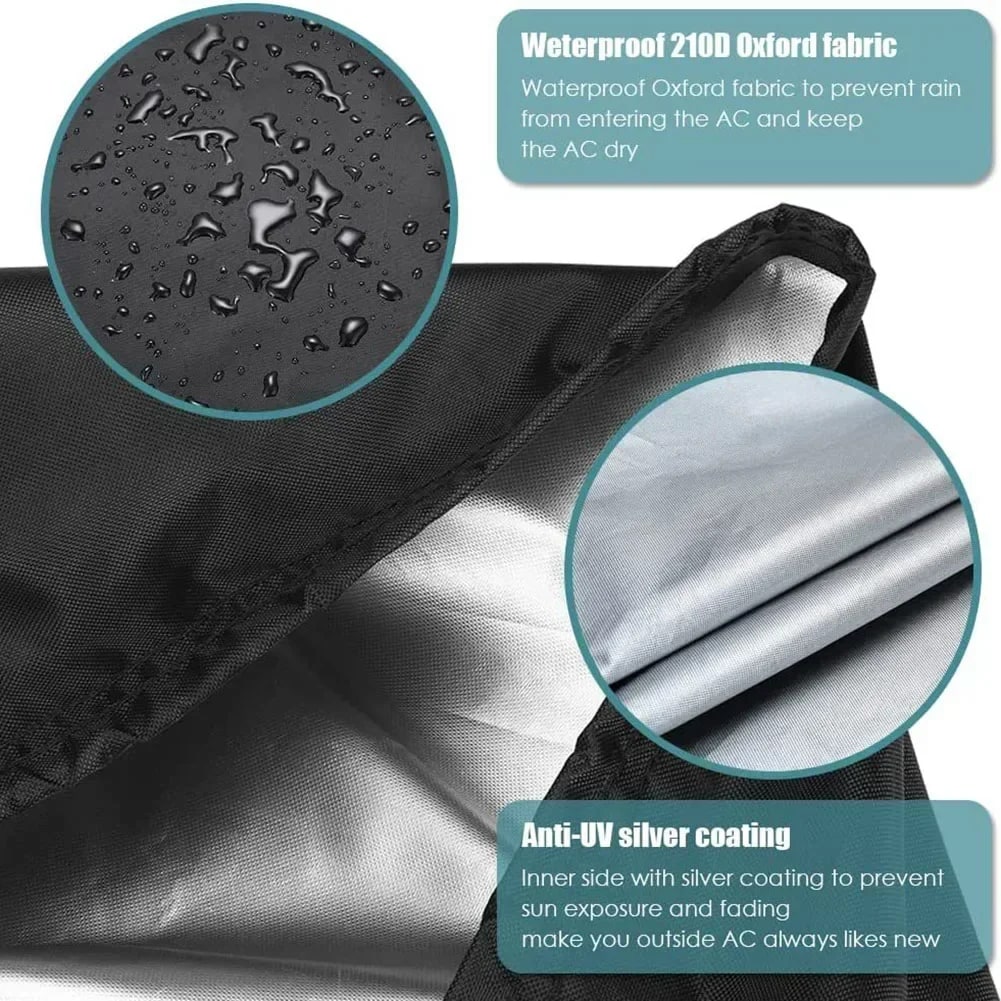 Waterproof Outdoor Prep Cart Cover, 420D Oxford Cloth, Black, 4 Sizes