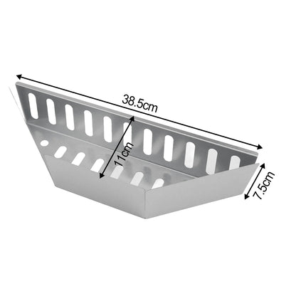 Metal Barbecue Carbon Basket 38.5 x 11 x 7.5cm BBQ Tool