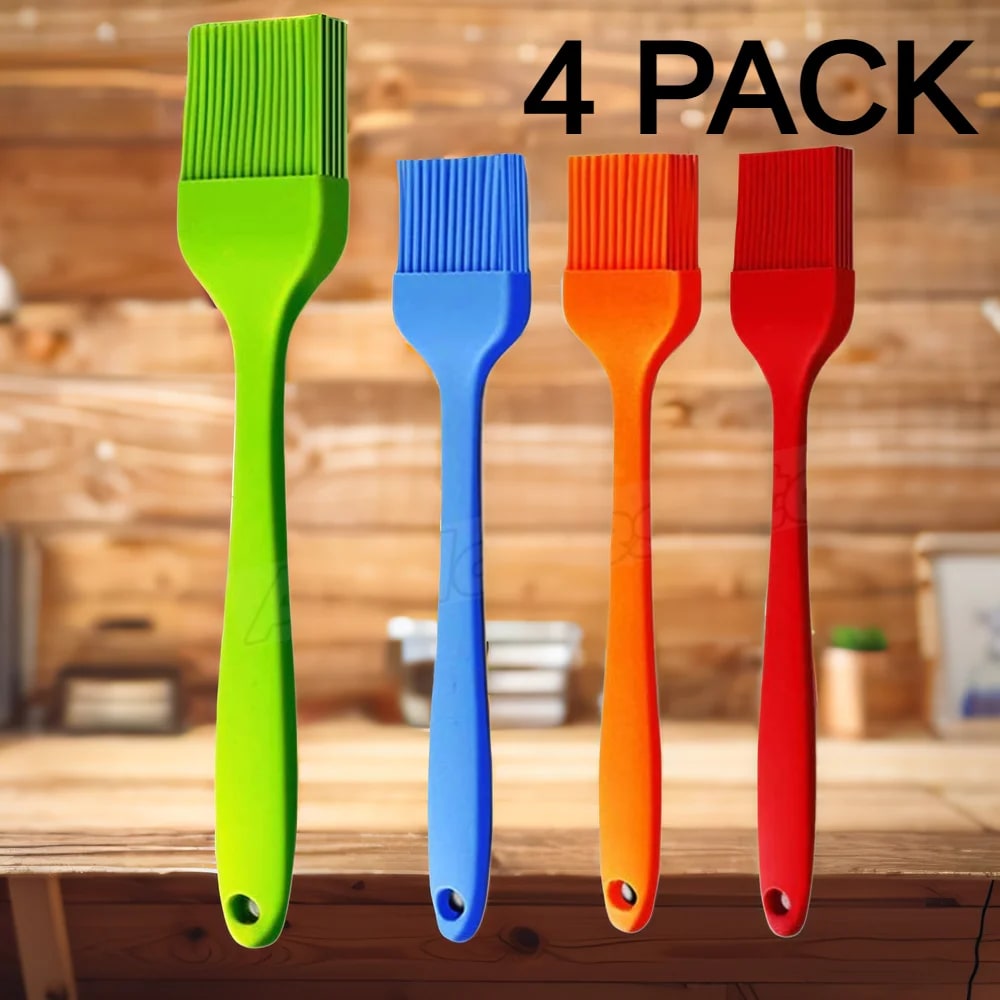 Rubber Basting Brush for BBQ, Baking and Cooking, 21 x 3.5 cm