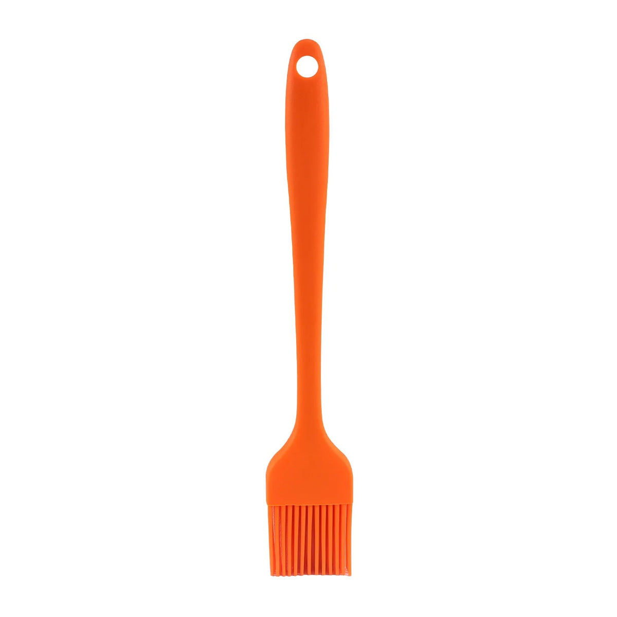 Rubber Basting Brush for BBQ, Baking and Cooking, 21 x 3.5 cm - 1pcs Orange