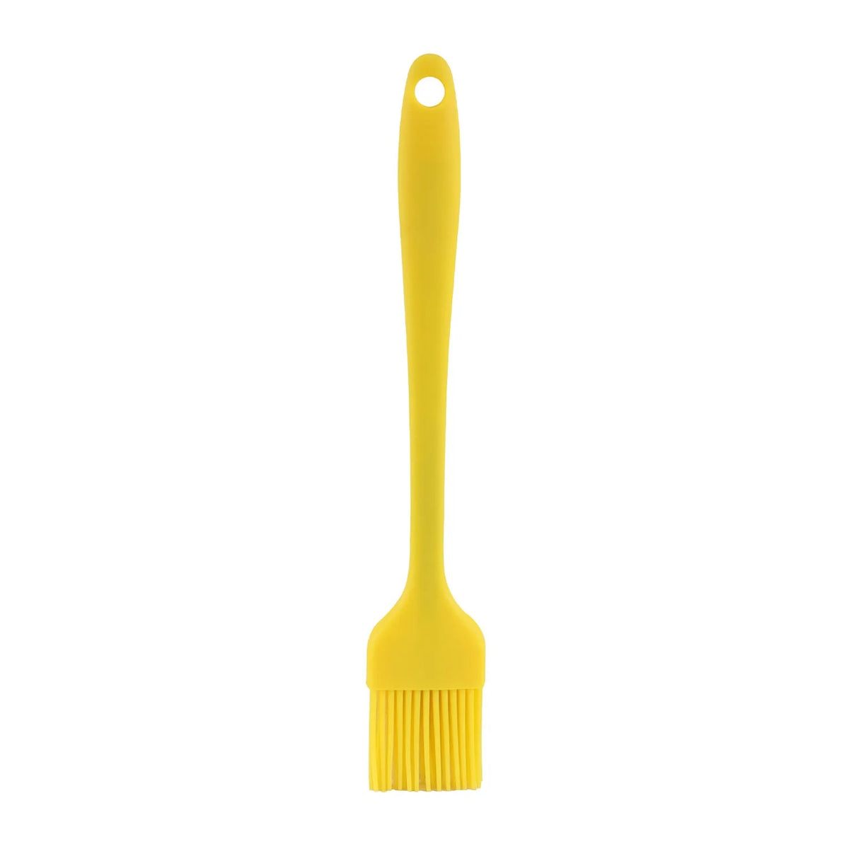 Rubber Basting Brush for BBQ, Baking and Cooking, 21 x 3.5 cm - 1pcs Yellow
