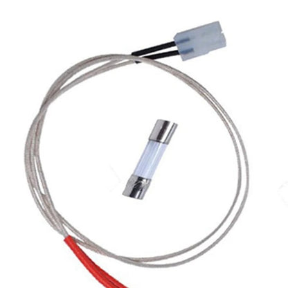 2-Piece Metal Grill Igniter Replacements, 60cm Cable, Silver, Pellet Grills