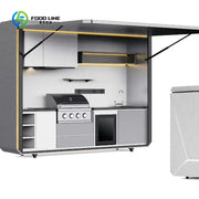 Outdoor Mobile Modular Kitchen Unit G-04 Expandable Container