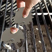 Stainless Steel Grill Scraper for Barbecue Grates, 6.35cm